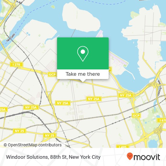 Windoor Solutions, 88th St map