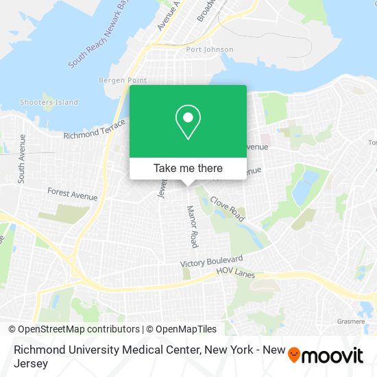 Mapa de Richmond University Medical Center