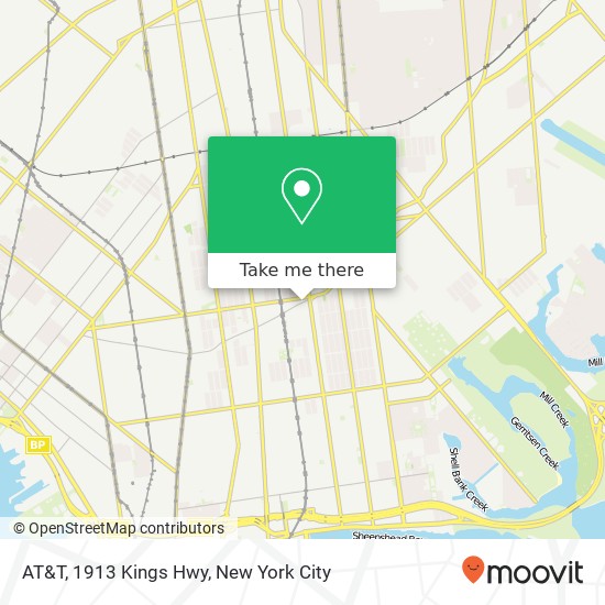 AT&T, 1913 Kings Hwy map