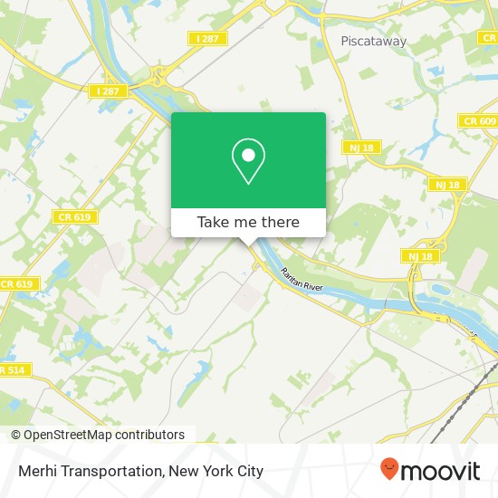 Merhi Transportation map