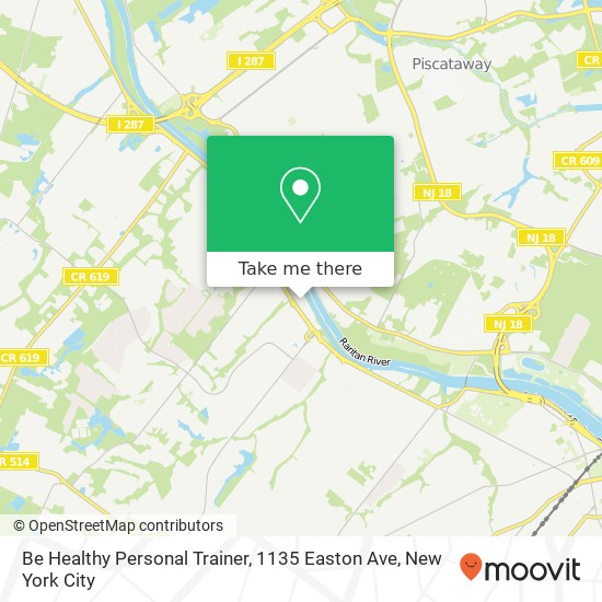 Be Healthy Personal Trainer, 1135 Easton Ave map