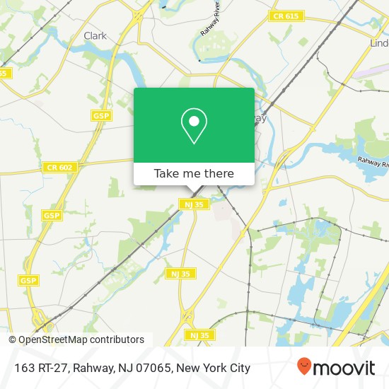 Mapa de 163 RT-27, Rahway, NJ 07065