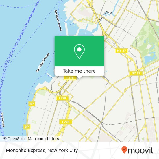 Monchito Express map
