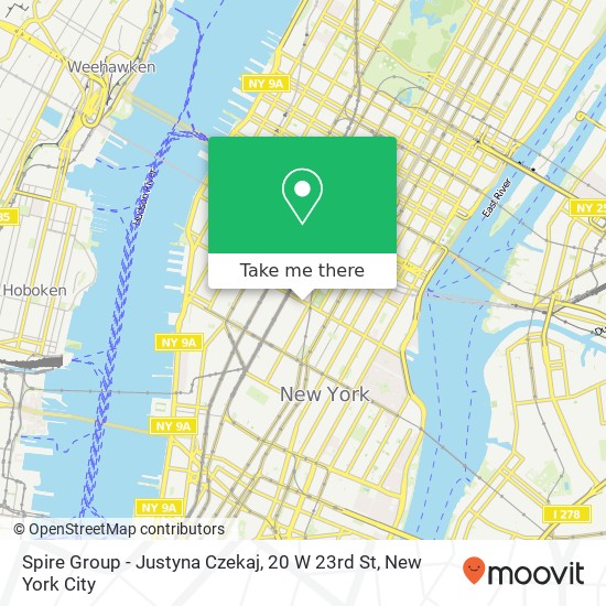 Spire Group - Justyna Czekaj, 20 W 23rd St map