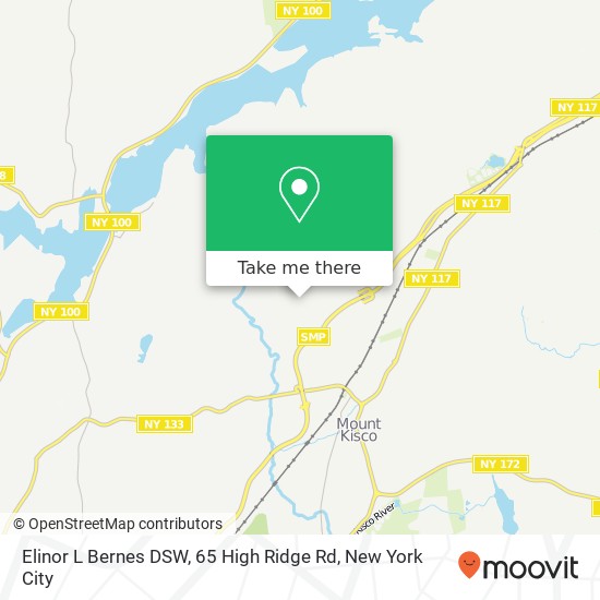 Mapa de Elinor L Bernes DSW, 65 High Ridge Rd