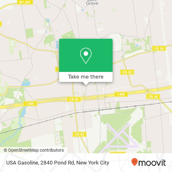 USA Gasoline, 2840 Pond Rd map