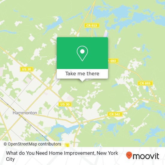 What do You Need Home Improvement map