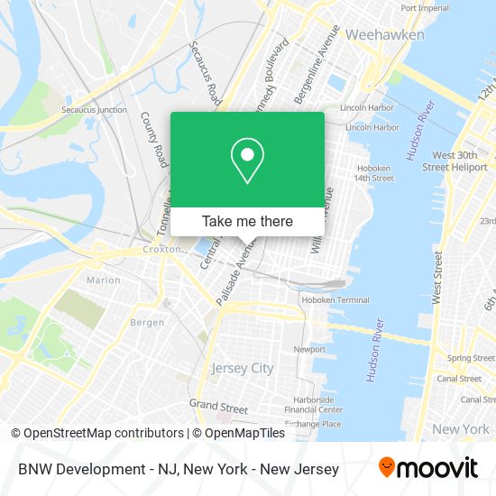 Mapa de BNW Development - NJ
