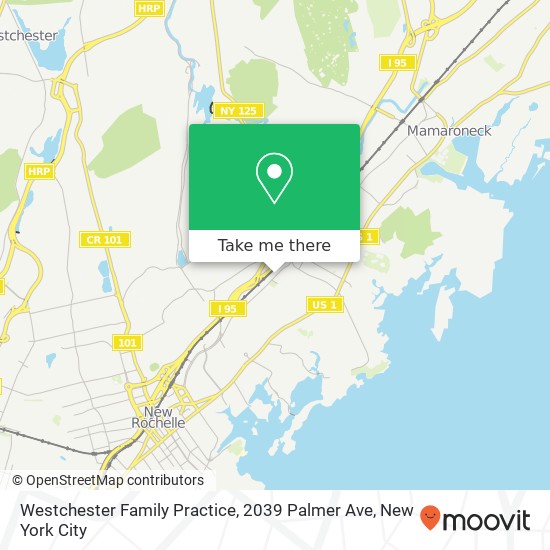 Westchester Family Practice, 2039 Palmer Ave map