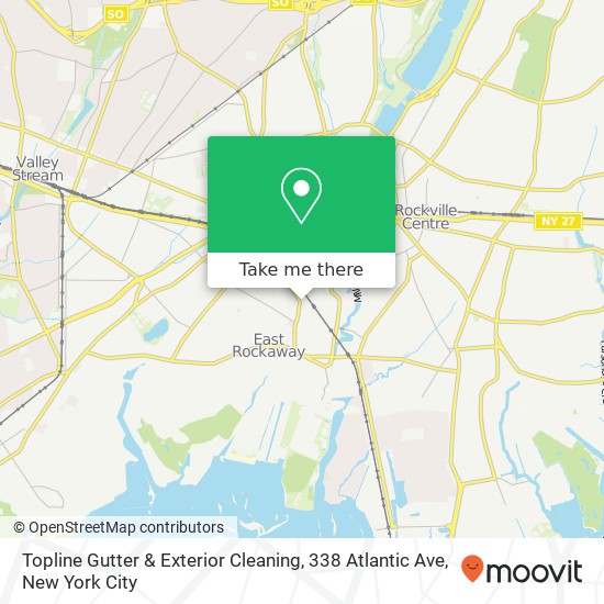 Topline Gutter & Exterior Cleaning, 338 Atlantic Ave map