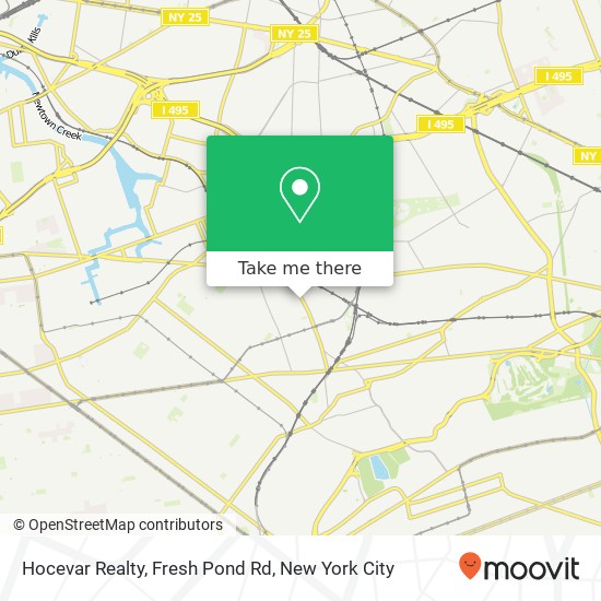 Hocevar Realty, Fresh Pond Rd map