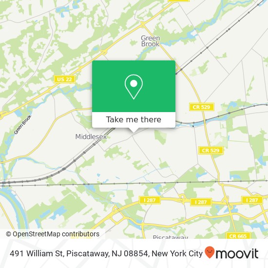 491 William St, Piscataway, NJ 08854 map