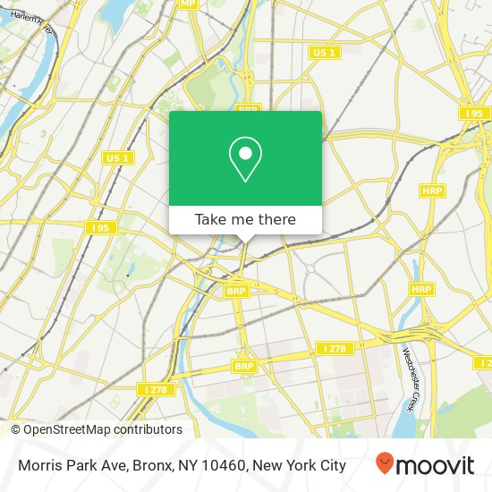 Morris Park Ave, Bronx, NY 10460 map