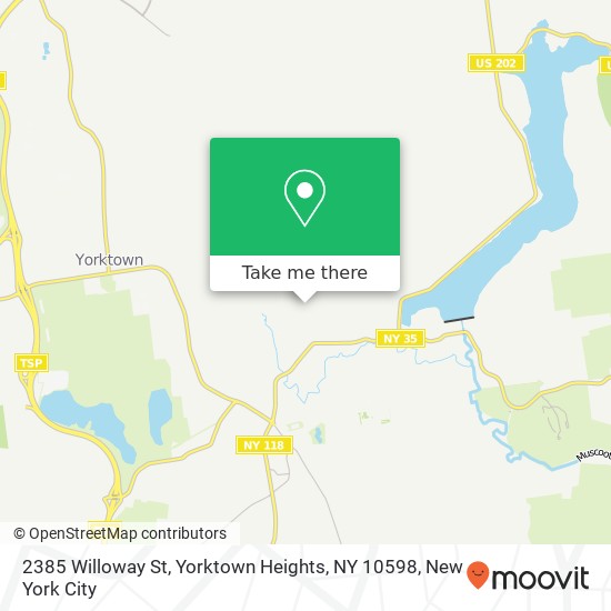 2385 Willoway St, Yorktown Heights, NY 10598 map