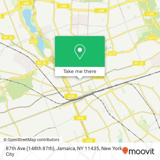Mapa de 87th Ave (148th 87th), Jamaica, NY 11435