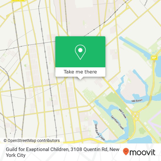 Guild for Exeptional Children, 3108 Quentin Rd map