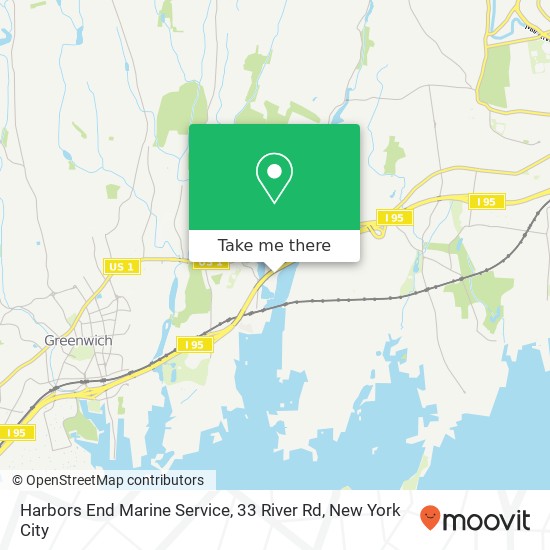 Harbors End Marine Service, 33 River Rd map