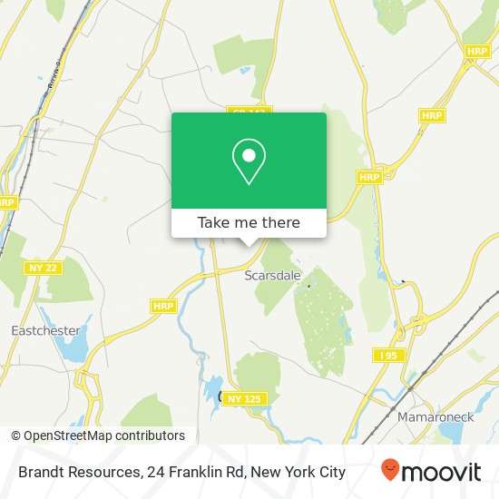 Mapa de Brandt Resources, 24 Franklin Rd