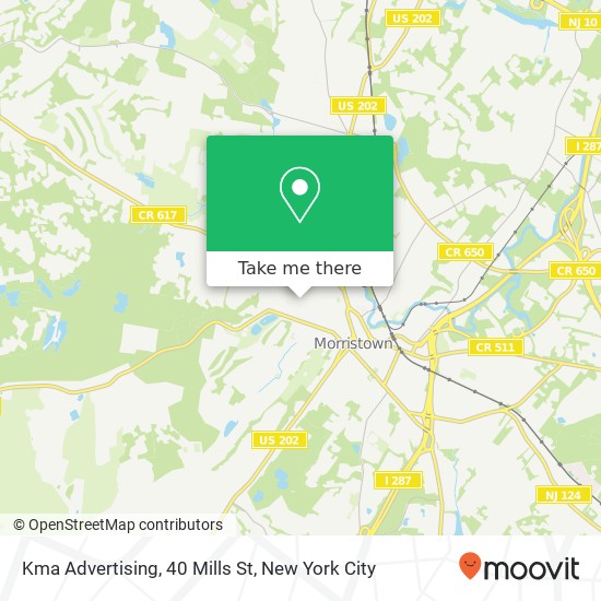 Mapa de Kma Advertising, 40 Mills St
