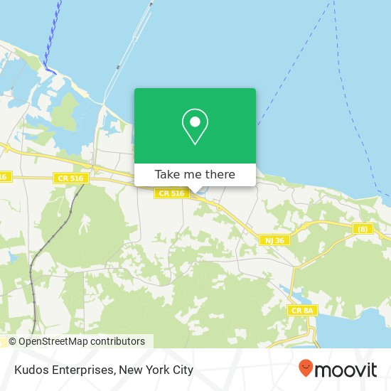 Mapa de Kudos Enterprises