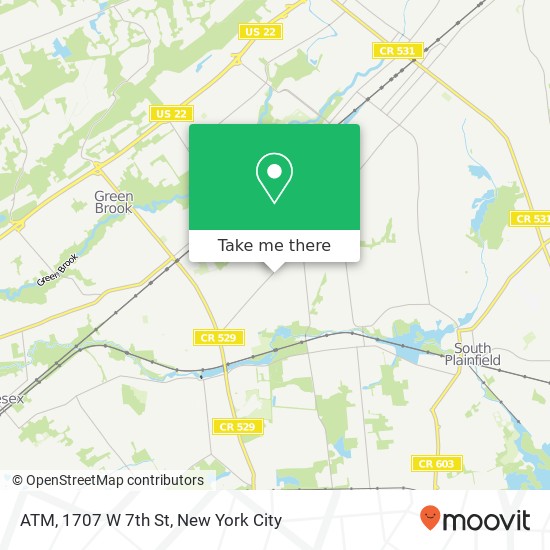 Mapa de ATM, 1707 W 7th St