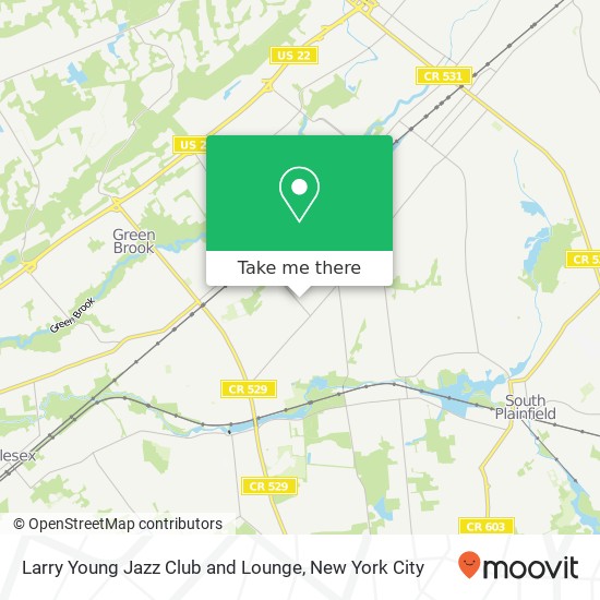 Mapa de Larry Young Jazz Club and Lounge