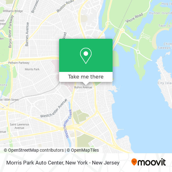 Morris Park Auto Center map