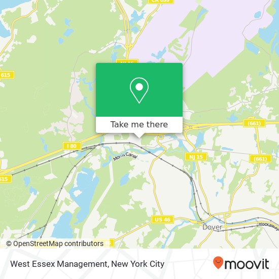 Mapa de West Essex Management