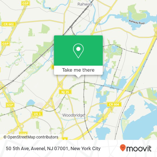 50 5th Ave, Avenel, NJ 07001 map