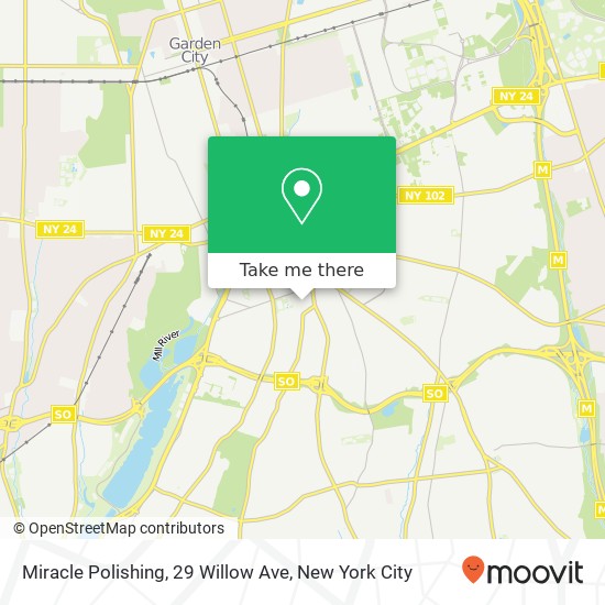 Miracle Polishing, 29 Willow Ave map