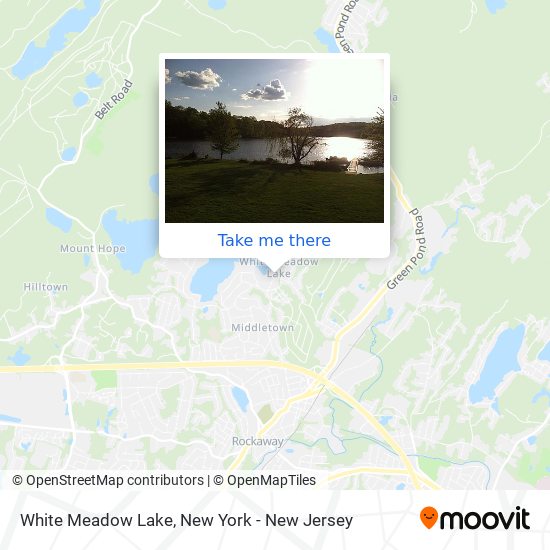 White Meadow Lake map