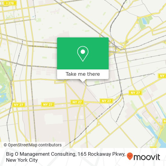 Mapa de Big O Management Consulting, 165 Rockaway Pkwy