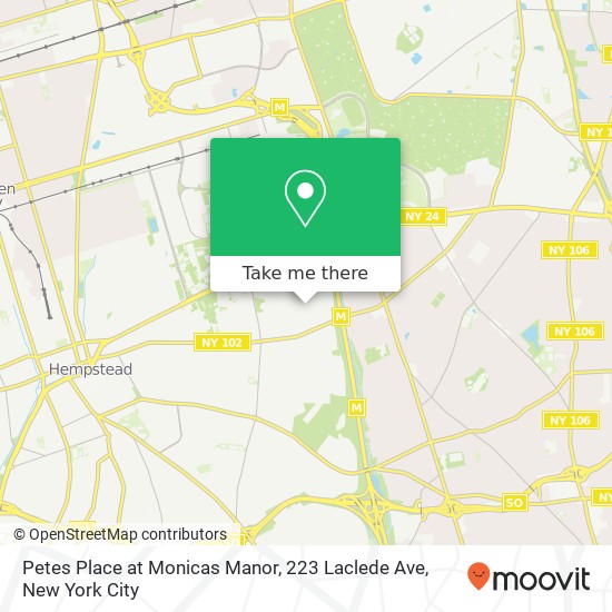 Petes Place at Monicas Manor, 223 Laclede Ave map