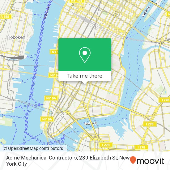 Mapa de Acme Mechanical Contractors, 239 Elizabeth St