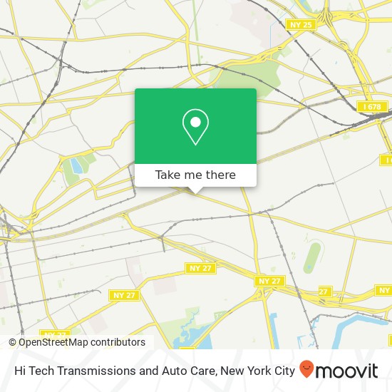 Hi Tech Transmissions and Auto Care map