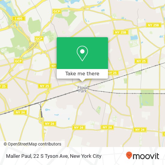Mapa de Maller Paul, 22 S Tyson Ave