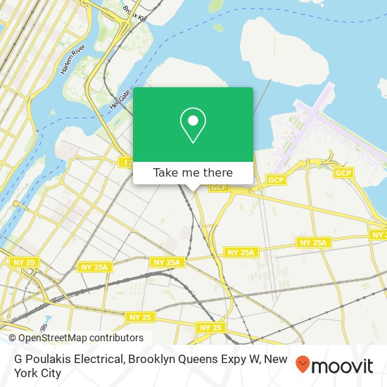 Mapa de G Poulakis Electrical, Brooklyn Queens Expy W