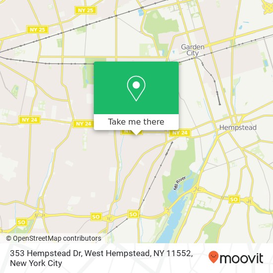 353 Hempstead Dr, West Hempstead, NY 11552 map