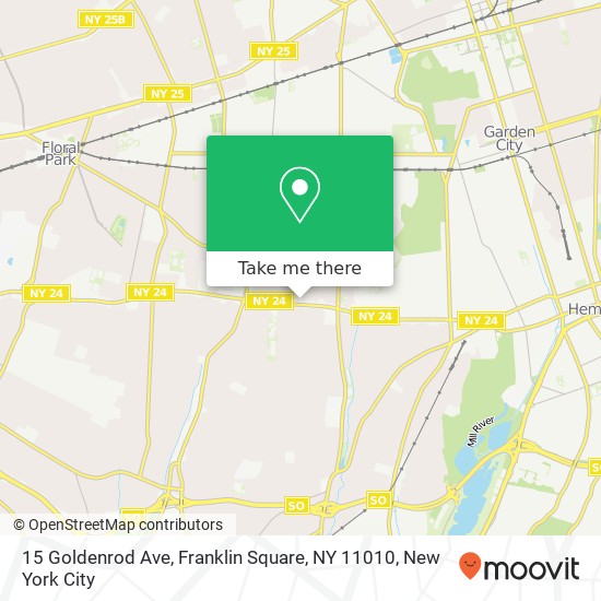 15 Goldenrod Ave, Franklin Square, NY 11010 map