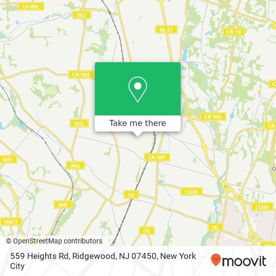 559 Heights Rd, Ridgewood, NJ 07450 map