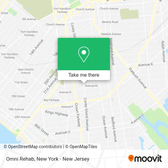 Omni Rehab map