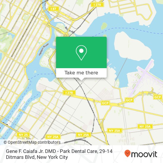 Gene F. Caiafa Jr. DMD - Park Dental Care, 29-14 Ditmars Blvd map