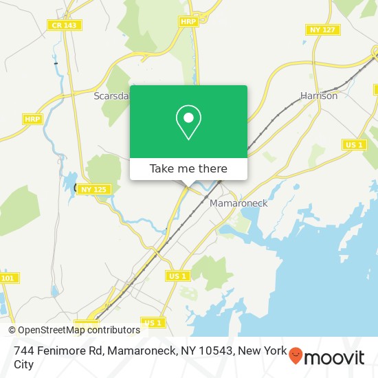 744 Fenimore Rd, Mamaroneck, NY 10543 map