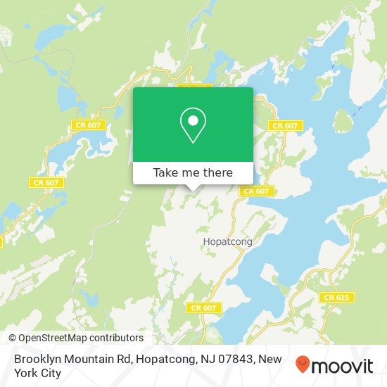 Brooklyn Mountain Rd, Hopatcong, NJ 07843 map
