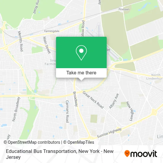 Educational Bus Transportation map