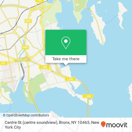 Mapa de Centre St (centre soundview), Bronx, NY 10465