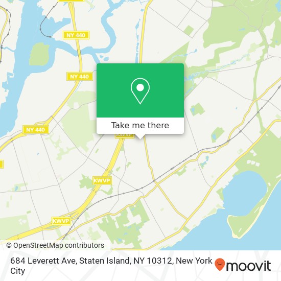 684 Leverett Ave, Staten Island, NY 10312 map