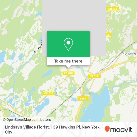 Mapa de Lindsay's Village Florist, 139 Hawkins Pl