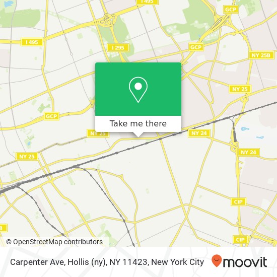 Carpenter Ave, Hollis (ny), NY 11423 map