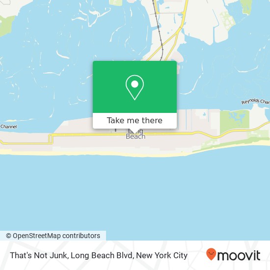 That's Not Junk, Long Beach Blvd map